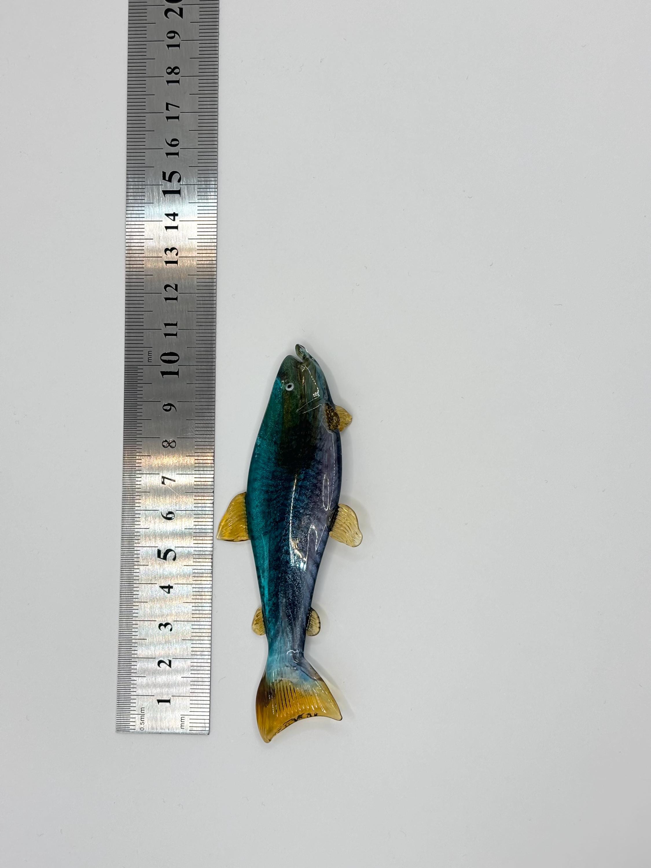 El Yapımı Murano Camı Balık Figürü