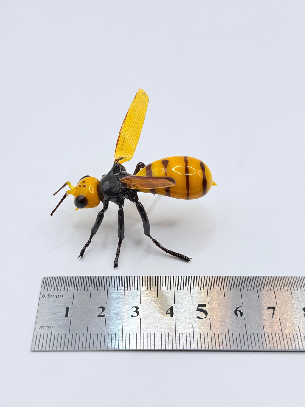 El Yapımı Murano Camı Japon Eşek Arısı Figürü