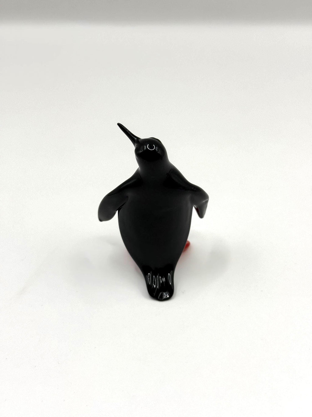 El Yapımı Murano Camı Penguen Figürü